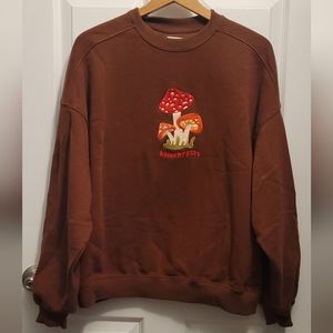 Brown 'Doin' My Best' Cotton On Crewneck Sweatshirt